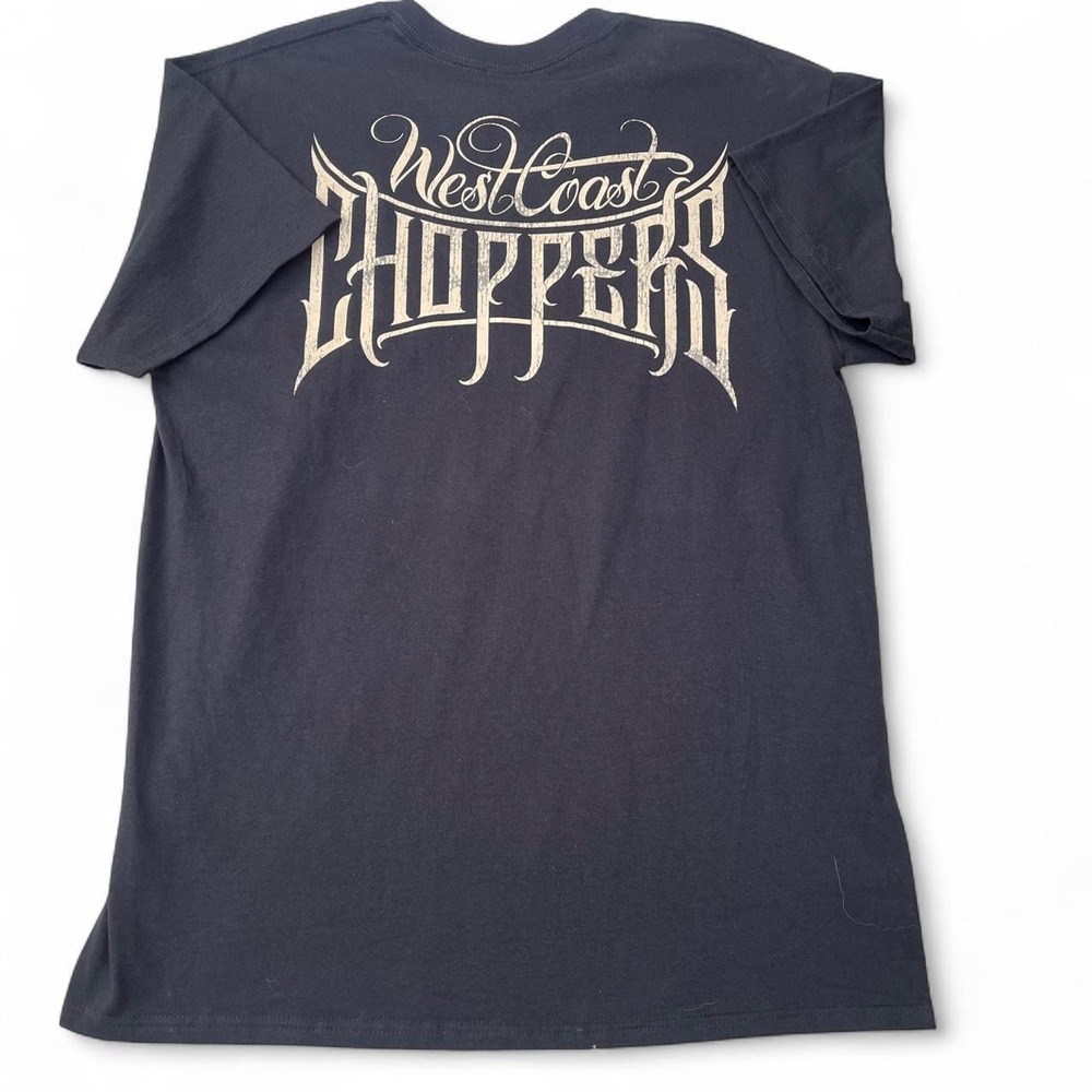 West coast choppers black t shit size large men